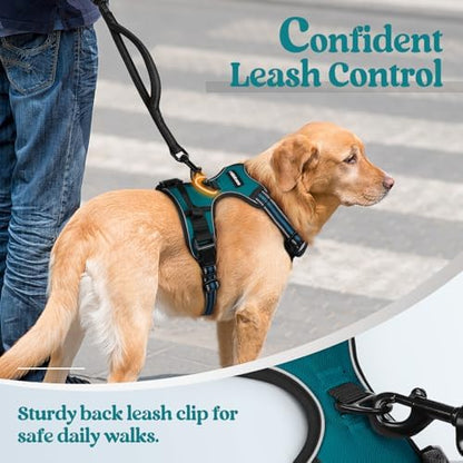 rabbitgoo Dog Harness, No Pull for Large Dogs with 2 Leash Clips, Pet Vest - Image 6
