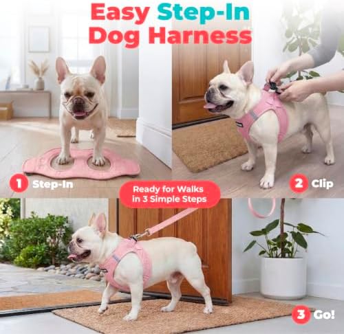 Voyager Step-in Air Dog Vest Harness - Pink, XX-Small - Image 3