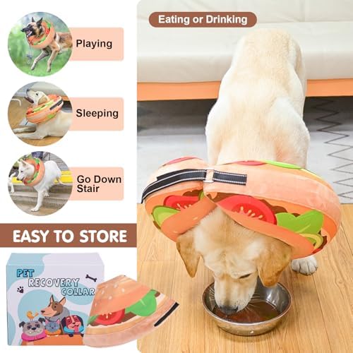 BEAUTYZOO Dog Cone Collar Alternative After Surgery,Pet Neck Donut E‑Collar - Image 4