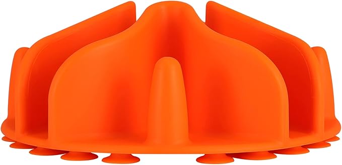 Slow Feeder Insert for Dogs & Cats, 3 Sizes Food-Grade Silicone Anti-Choking Puzzle Feeder, Non-Slip Suction Cup Design, Fits Most Bowls, Bloat Stop Pet Feeding Solution