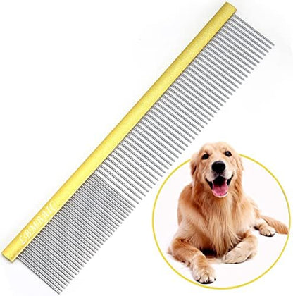 10inches Large Dog Combs for Grooming Shedding Tangles Mats. by LBMBAIC