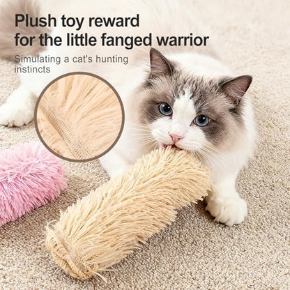 Cat Toys Pillows 6Pcs Catnip Kicker Toys for Cats Promotes Kitty Exercise - Image 7