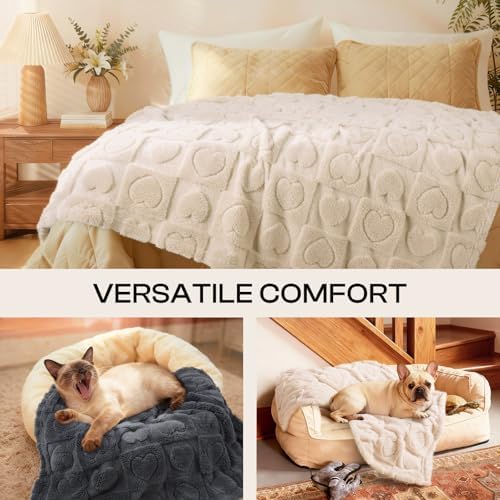 Luciphia 2 Pack Small Dog Blanket, Cozy Fleece Throw for Puppy Cat,30"x20" - Image 4