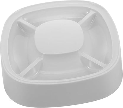 Mipcase Cat Food Water Bowl Multi-Functional Slow Feeder for Dogs and Cats Compartments for Multiple Pets Easy to Pet Feeding Bowl
