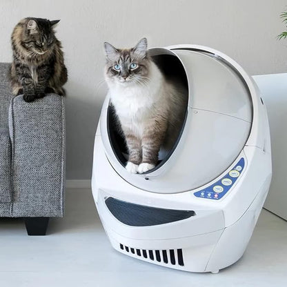 Litter-Robot 3 by Whisker, Beige - Automatic, Self-Cleaning Cat Litter Box, Helps Reduce Litter Box Odors, Works with Almost Any Clumping Litter, WhiskerCare 1-Year Warranty