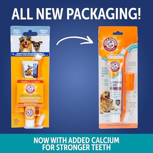 Arm and Hammer Complete Care Dog Dental Kit, Chicken Flavor, 2.5 Oz - Image 2