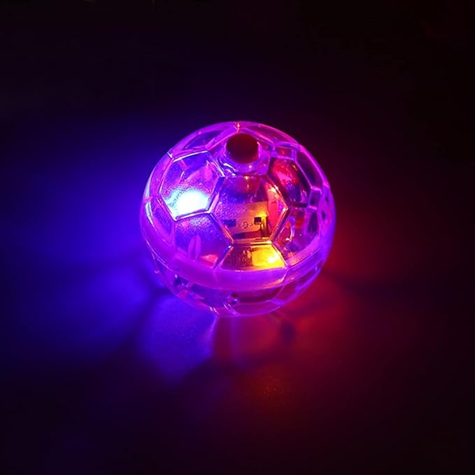 2 Piece Light Up Cat Balls, Multi-Color Flash LED Motion Activated Glowing Cat Balls for Kitten Dog Pet Running Exercise Activity