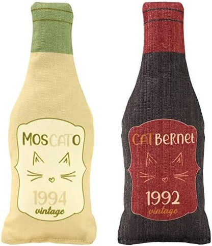 Wine Bottle Catnip Toys for Cats and Kittens Plush Wine Bottle - Funny Cat Toy Moscato and CATbernet - Cat Nip Toy for Wine Drinking Cat Moms and Dads - Image 5