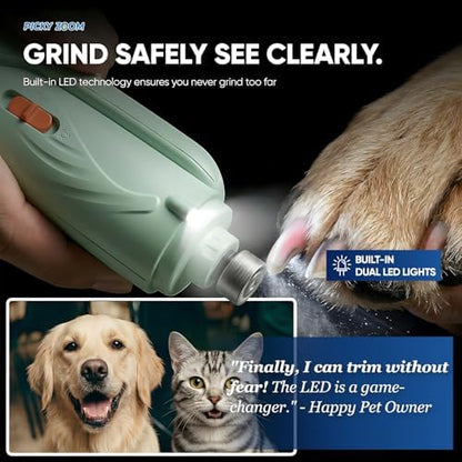 2-in-1 Dog & Cat Nail Clippers and Grinder with LED Light - Image 5