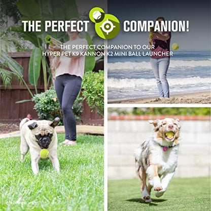 Hyper Pet Mini Tennis Balls for Small Dogs, Pack of 12, Interactive Fetch - Image 3