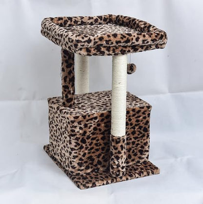 SYANDLVY 27" Cat Tree for Indoor Cats, Activity Tower with Scratching Posts - Image 3