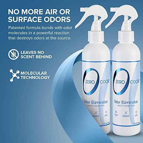 Zero Odor Multi-Purpose Odor Eliminator, Fabric & Room Deodorizer, 2 Pack - Image 2