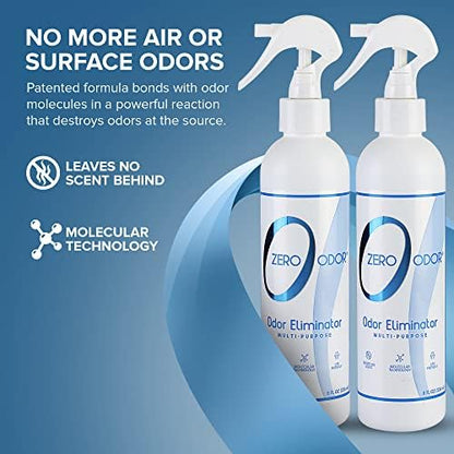 Zero Odor Multi-Purpose Odor Eliminator, Fabric & Room Deodorizer, 2 Pack - Image 2