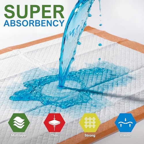 MED PRIDE Dog Training Pads 22x24 in with Attractant,Leakproof,5 Count - Image 2