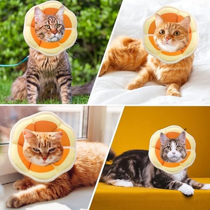 Soft Adjustable Cat Cone Collar, Comfortable Cat Recovery Collar - Image 7