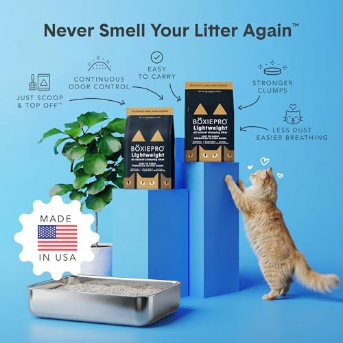 Boxie Probiotic Natural Lightweight Cat Litter 40+ Day Odor Control 11.5 lb - Image 3