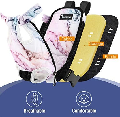 Pawaboo Pet Front Carrier Backpack for Small Medium Dogs - Image 5