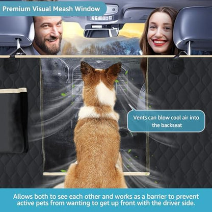 Lassie XL Truck Waterproof Dog Seat Cover Back Seat with 2 Seat Belts - Image 2