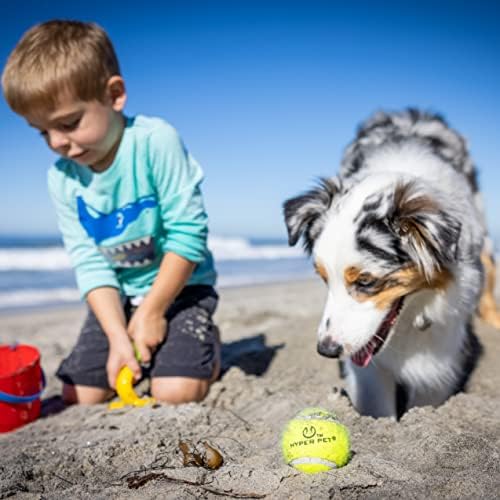 Hyper Pet Tennis Balls for Dogs, Pet Safe Dog Toys for Exercise and Training, Pack of 4, Green - Image 6