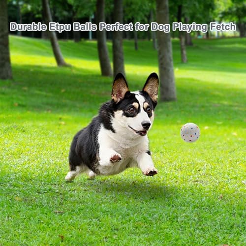 Dog Toy Balls 2.2 Inch, Indestructible Dogs Balls 5 Pack for Aggressive Chewers, Durable Interactive Toys for Small and Medium Puppy, Perfect for 2.2" Automatic Dog Ball Launcher (ETPU Material) - Image 6