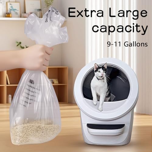 150 Pack Automatic Waste Bags Compatible with Litter Box Robot 3/4 - Image 2