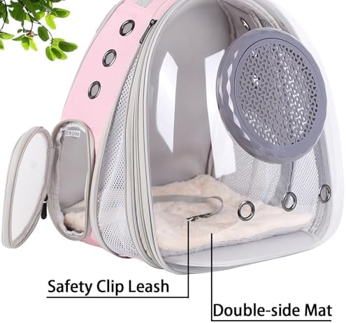 Cat Backpack Carrier, Space Capsule Astronaut Clear Bubble Front Extension to Carry Transport Cat Small Puppy Bunny, 20 Pounds Cat Bookbag - Image 5