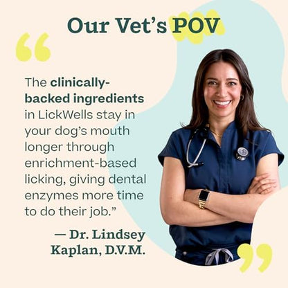 Woof LickWells Doggy Dental Dog Lick Mat Spread, 12 oz - Image 7