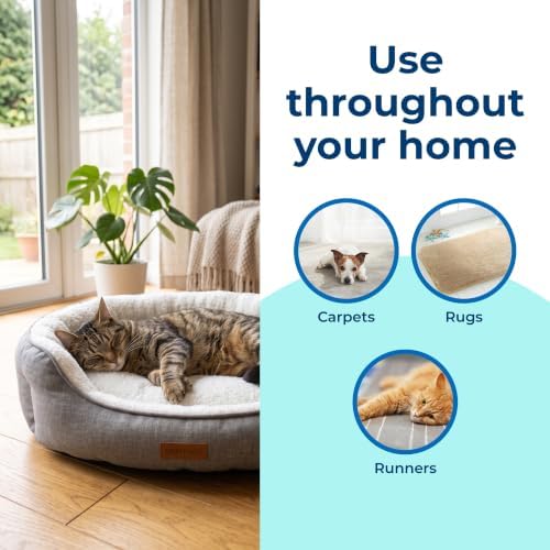 Carbona 2-in-1 Oxy-Powered Pet Stain & Odor Remover (22 Fl Oz, 1 Pack), Carpet Spot Cleaner Removes Urine Odor, Lifts Mud & Vomit Stains, Prevents Resoiling - Image 6