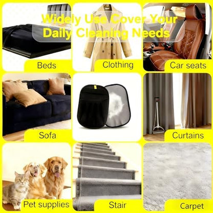 Pet Hair Removal Glove for Cats Dogs - 2PCS Extra Large Thickened Upgraded Five Finger Electrostatic Pet Hair Gloves Reusable Magic Brush Pet Hair Remover Tool for Laundry Couch Carpet Car Seat - Image 6
