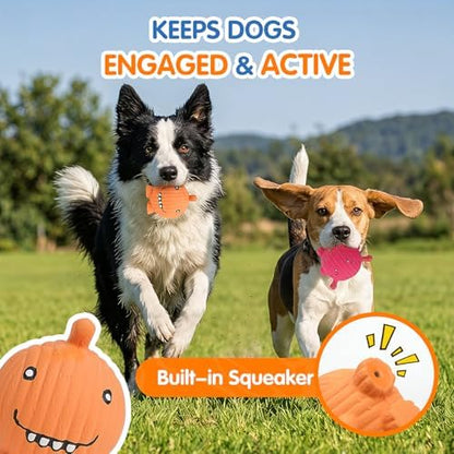 Dog Squeaky Balls Toys Rubber Soft Latex Dog Toys Chewing Squeaky Toy for Puppy Small Medium Pets - Image 5