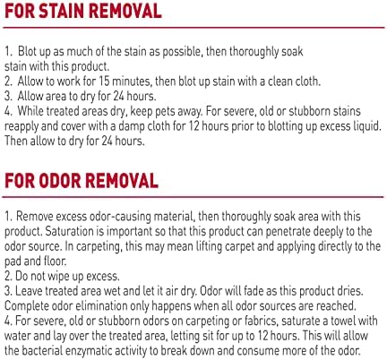 Nature’s Miracle Dog Stain & Odor Remover, Enzymatic Cleaner, 170 oz Refill - Image 5