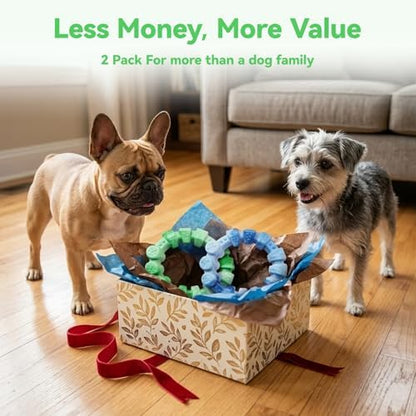 BoYoYo 2 Pack Dog Toys for Aggressive Chewers, Indestructible Dog Toys for Large Breed, Durable Chew Toy for Dogs to Keep Them Busy, Ring Toy for Trainging & Cleaning Teeth, Milk Flavored - Image 7