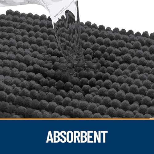 OLANLY Dog Door Mat for Muddy Paws 36x24, Extra Absorbent Chenille Mud Mat - Image 4