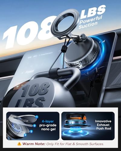 for Car Phone Holder Magnetic,98LBS Suction Base 2400gf Magnet - Image 3