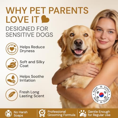 All Natural Anti Itch Oatmeal Shampoo + Conditioner for Dogs | Hypoallergenic Soothing Relief for Dry, Itchy, Bitten or Allergy Damaged Skin (Pack of 2) - Image 4