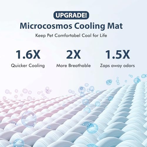 MICROCOSMOS Summer Cooling Mat & Sleeping Pad- Water Absorption Top, Materials Safe, Easy Carry, EZ Clean. Keep Cooling for Pets, Kids and Adults.(Grey, 19" x 15") - Image 3