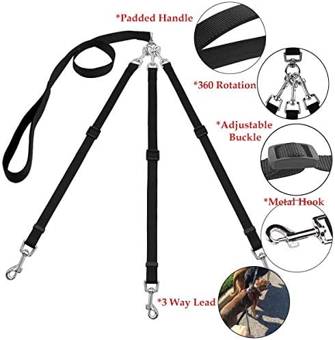 3 Dog Leash 3 in 1 Multiple Dog Leash - Image 5