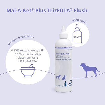 Mal-A-Ket Plus TrizEDTA Flush, 12 oz