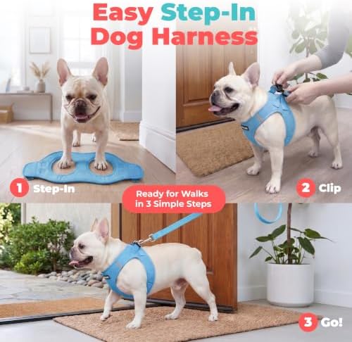 Voyager Step-in Air Dog Vest Harness - Sky Blue, X-Large - Image 3