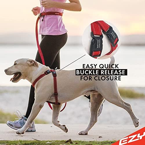 EzyDog Chest Plate No Pull Dog Harness, Escape Proof - X-Large, Blue - Image 4