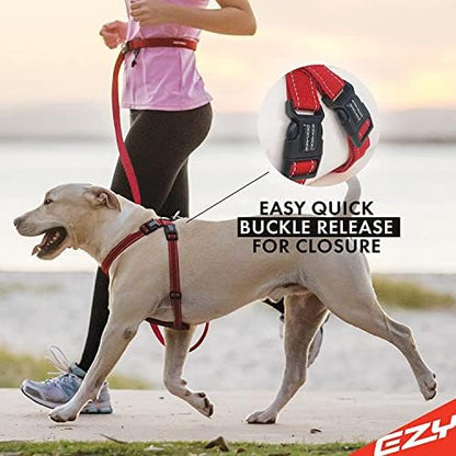 EzyDog Chest Plate No Pull Dog Harness, Escape Proof - X-Large, Blue - Image 4