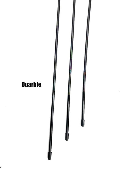 IUHKBH Cat Wand, 4 PCS Interactive Feather Stick Flexible Kitten Wand Safe Cat Teaser Wand for Indoor, All Breed Sizes