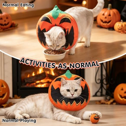BEAUTYZOO Cat Cone Collar Soft, Waterproof and Anti-Licking, Halloween - Image 4