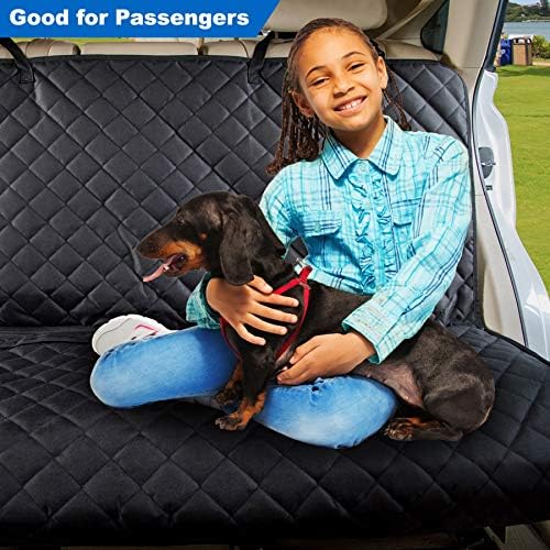 VIEWPETS Bench Car Seat Cover Protector, Waterproof Heavy-Duty, Black - Image 4