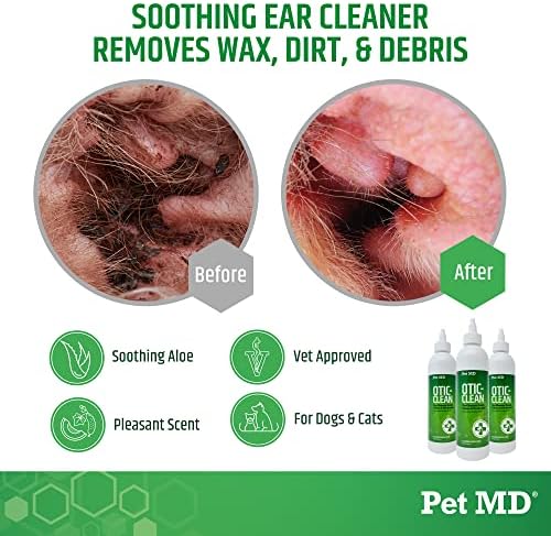 Pet MD Cucumber Melon Otic-Clean Ear Cleanser & 5-in-1 Multivitamin - Image 4