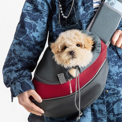 Pet Sling Carrier for Small Dogs & Cats with Adjustable Strap - Image 2