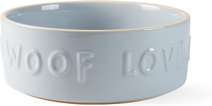 Fringe Studio Treat Words Medium Stoneware Pet Bowl, PetShop Collection (479104)