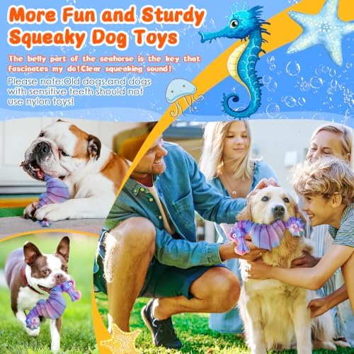 Jeefome Squeaky Dog Chew Toys for Aggressive Chewers - Image 5