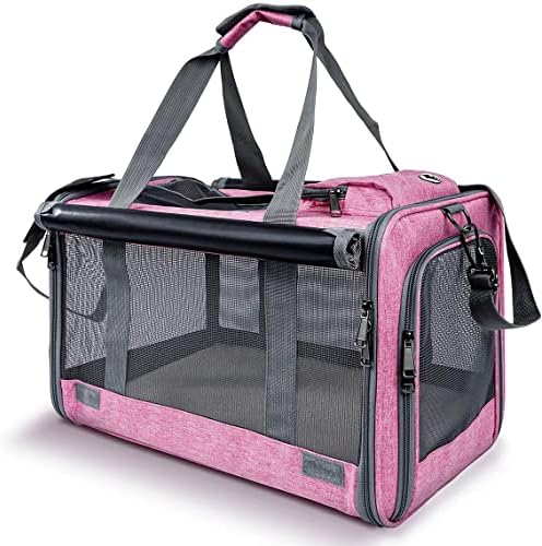GAPZER Pet Carrier for Large and Medium Cat, Soft-Sided Pet Crate for Puppy by GAPZER