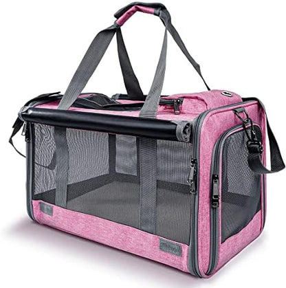 GAPZER Pet Carrier for Large and Medium Cat, Soft-Sided Pet Crate for Puppy by GAPZER